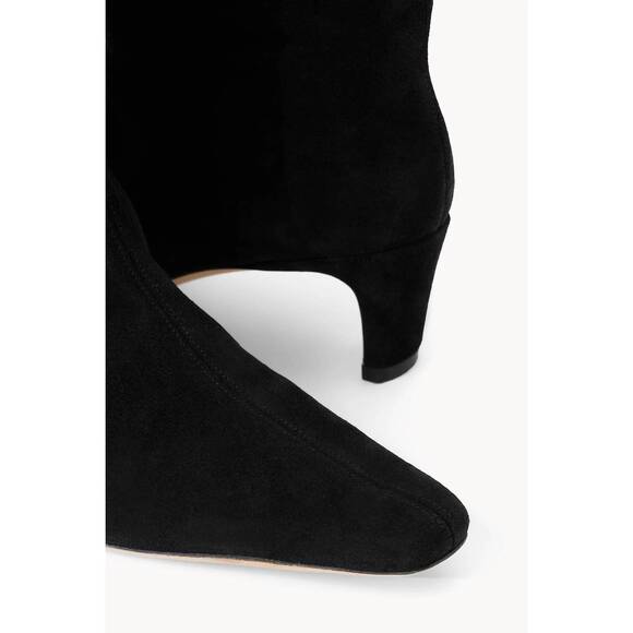 NEW STAUD women's wally suede knee boots in black suede - Picture 4 of 5